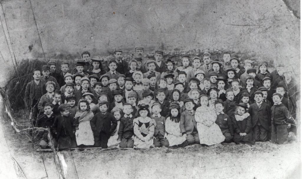 Davie Montgomery at Strachur School 1889
